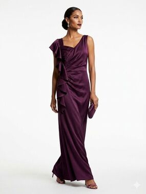 dkny purple velvet dress NEW DKNY Navy Blue Velvet 3/4 Sleeve Dress Women's- 8